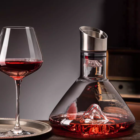 Decanter in Cristallo Rosso
